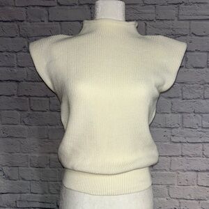 Women’s Cap Sleeve Knit Sweater Top